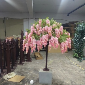<span class=keywords><strong>Arbre</strong></span> artificiel en soie lilas <span class=keywords><strong>rose</strong></span> pour les décorations de mariage, la Saint-Valentin, Halloween, écologique, utilisation intérieure/extérieure - Product Image 5