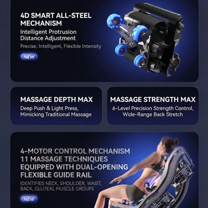 Poltrona Massaggiante Renovacare per Tutto il Corpo, 4D Zero Gravity, Terapia del Calore Shiatsu, Reclinabile Intelligente, Lusso e Benessere per il Soggiorno - Product Image 3