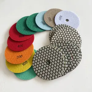 fabric for polish buffs granite polishing pads flexible sanding disc 5inch factory supply