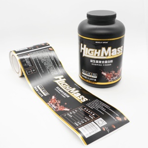 Tùy chỉnh thực phẩm không thấm nước cấp nhãn cho Whey protein sữa bột thực phẩm chai lọ - Product Image 1