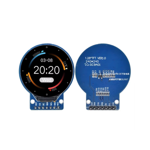 TFT hiển thị 1.28 inch TFT <span class=keywords><strong>LCD</strong></span> hiển thị Module Vòng RGB 240*240 gc9a01 điều khiển <span class=keywords><strong>4</strong></span> dây SPI giao diện 240x240 PCB cho Arduino - Product Image 1