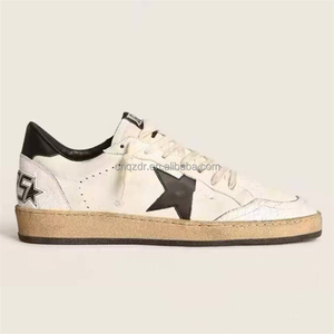 Scarpe da ginnastica classiche firmate da <span class=keywords><strong>uomo</strong></span> scarpe da ginnastica da donna con stella a sfera nere bianche sneaker piatte Casual stringate per l'estate - Product Image 5