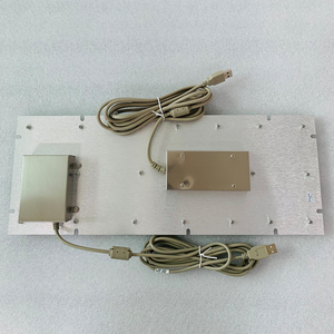 Clavier industriel USB <span class=keywords><strong>en</strong></span> métal de haute qualité avec trackball, certifié IP65, pour usage intensif - Product Image 2