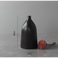 Set vas bunga kering minimalis kecil Modern Matte keramik kerajinan beranda rumah set vas Dekorasi gaya Nordic