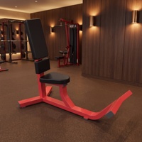 Équipement de musculation et de fitness de haute qualité, exporté directement de l'usine, pour salle de sport commerciale et usage domestique 75 °   Banc inclinable avec garantie