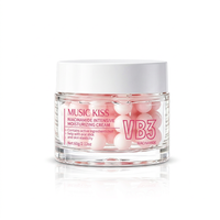 Crème Visage OEM Personnalisée 60g Perles de Vitamine B3 Roses Éclaircissante Anti-Taches et Améliorant l'Élasticité pour Soins de la Peau