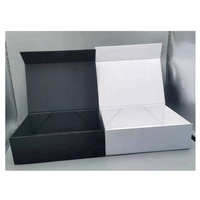 Vente en gros imprimé pliable Chine recyclé kraft fermeture magnétique boîte d'emballage cadeau en carton sur mesure pliable plat