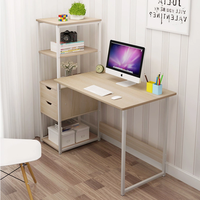 Ordinateur De bureau mobile avec tiroirs, portable, nouveau Style moderne en bois véritable, pour la maison bureau,