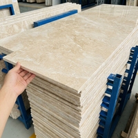 Dalle de marbre Cappuccino Beige, marbre turc crème Cappuccino, beige chaud, pierre naturelle pour la décoration intérieure des sols, des murs et des escaliers