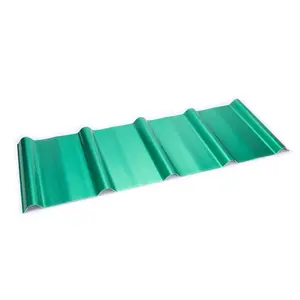 Goedkope Draagbare Warmte-Proof Frp Blauw Dak Tegels/China Pvc Dak Tegel Voor Basic Faciliteiten