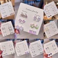 Lot mini bouquets style Ins cœur fleur polyvalent femme, boucles fournisseur direct en gros en vente maintenant