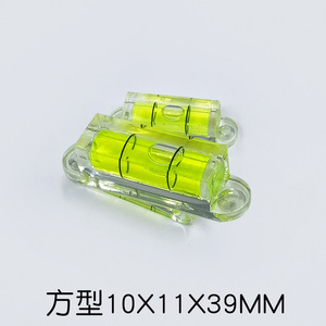 Nivel de burbuja RISUX integrado con nivel de burbuja cuadrado y orificios de montaje para uso en bricolaje - Product Image 3