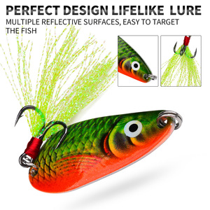 Esca Metallica di Alta Qualità 11g 4.5cm per Pesci d'Acqua Salata <span class=keywords><strong>e</strong></span> Persici, per <span class=keywords><strong>Pesca</strong></span> in Mare <span class=keywords><strong>e</strong></span> Fiumi, Esca Spinner VIB - Product Image 3