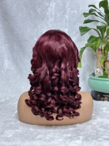 Letsfly Promoción de $76: Pelucas de Ondas Sueltas con Encaje Frontal 13x4, Peluca Ondulada de 18 Pulgadas, 100% Cabello Humano Brasileño 10A, 250g, Pelucas de Ondas Sueltas de Color - Product Image 5