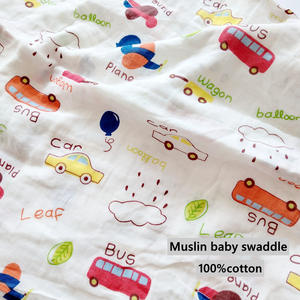 Toalla de baño de gasa de muselina de algodón 100% para bebé recién nacido, manta envolvente de dibujos animados modernos para sala de entrega para niños y niñas - Product Image 5
