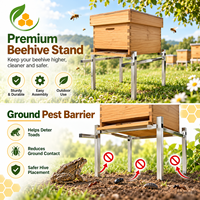 Support de ruche métallique toutes saisons pour extérieur, base de support de ruche, protection contre la pluie et la neige, équipement d'apiculture