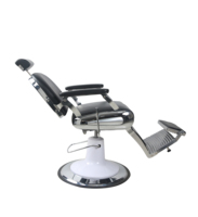 2025 Chaise de barbier élégante tout usage pour salons de coiffure Meubles en cuir synthétique et en acier bon marché pour une utilisation au spa