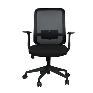 Foshan Asientos Negro Altura ajustable Sillas DE TRABAJO Soporte lumbar Malla Personal Silla de oficina ergonómica