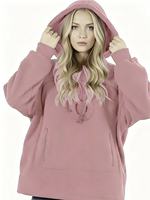 Nouvelle Arrivée 2026 : Ensemble Assorti Style Urbain Européen et Américain, Sweat à Capuche Doublé Polaire pour Animaux et Propriétaires