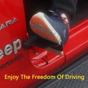 Bisagra de puerta Pedales de descanso de metal de puerta delantera con bandera de EE. UU. Para <span class=keywords><strong>Jeep</strong></span> <span class=keywords><strong>Wrangler</strong></span> JL Unlimited Sport <span class=keywords><strong>Rubicon</strong></span> <span class=keywords><strong>Sahara</strong></span> Gladiator JT 2018-2022 - Product Image 5