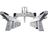 Modélisation 3D CNC de moules de bateaux, routeur CNC 5 axes pour la fabrication de grands moules de yachts en polyester