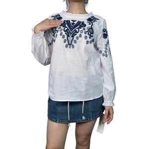 เสื้อผ้าแฟชั่นผู้หญิง ปักลายหนักแน่น สไตล์จีน แต่งลูกไม้ แขนยาว เรียบหรู - Product Image 4