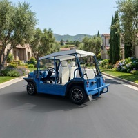Nouvelle Voiture Électrique Style MOKE 2026, 4 Places, Batterie Lithium 96V, Mini Voiturette de Golf avec Autonomie de 150 km