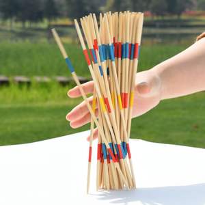 Bâtons en bois promotionnels classiques personnalisés de haute qualité Mikado jeu éducatif dans une boîte pour garçons et filles QF QF36584 - Product Image 3