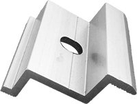 Serre-câble solaire en aluminium 6063-T5 de haute qualité pour l'installation de panneaux photovoltaïques