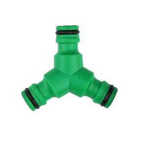 Connecteur de tuyau d'arrosage à trois voies 1/2 pouce, raccord rapide en plastique pour connexion de tuyau - Product Image 2