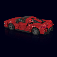 Mould King 27155 408PCS Ensemble de blocs de construction Supercar Beast Eight Grid Modèle MOC Jouet technique en plastique Cadeau de festival