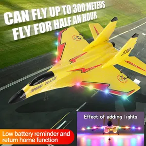 Direct Sales Fall Resistant Model Hand Throw Remote Control Aircraft EPP Foam Glider RC Airplane With Led Light