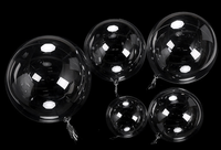 Bobo Ballon Taille clair PVC Brillant Version LED Ballons Guirlandes Lumineuses avec Batterie Publicité Jouet Fête De Mariage Décoration