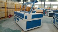 Machine de gravure et de découpe au laser CO2 Robotec 1610, double tête, refroidie à l'eau, compatible avec le bois, le plastique et l'acrylique