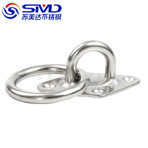 Anillo de elevación tipo D SMD de acero inoxidable 316 M8 para construcción, elevación y tracción - Product Image 1