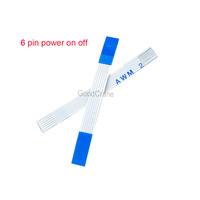 Untuk Aksesori permainan konsol Kabel Flex pita On-Off 6-Pin dengan kemasan pelindung baru merek Daya