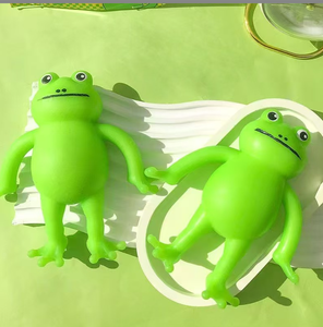 Pelota Antiestrés de Rana Animal Adorable, Juguete Sensorial Blandito para Aliviar la Ansiedad, Recuerdo de Fiesta para Niños y Niñas - Product Image 2