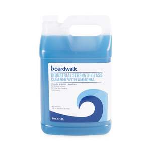 Nettoyant pour vitres industriel à base d'ammoniaque Boardwalk BWK4714AEA, bouteille de 1 gallon, qualité commerciale - Product Image 4