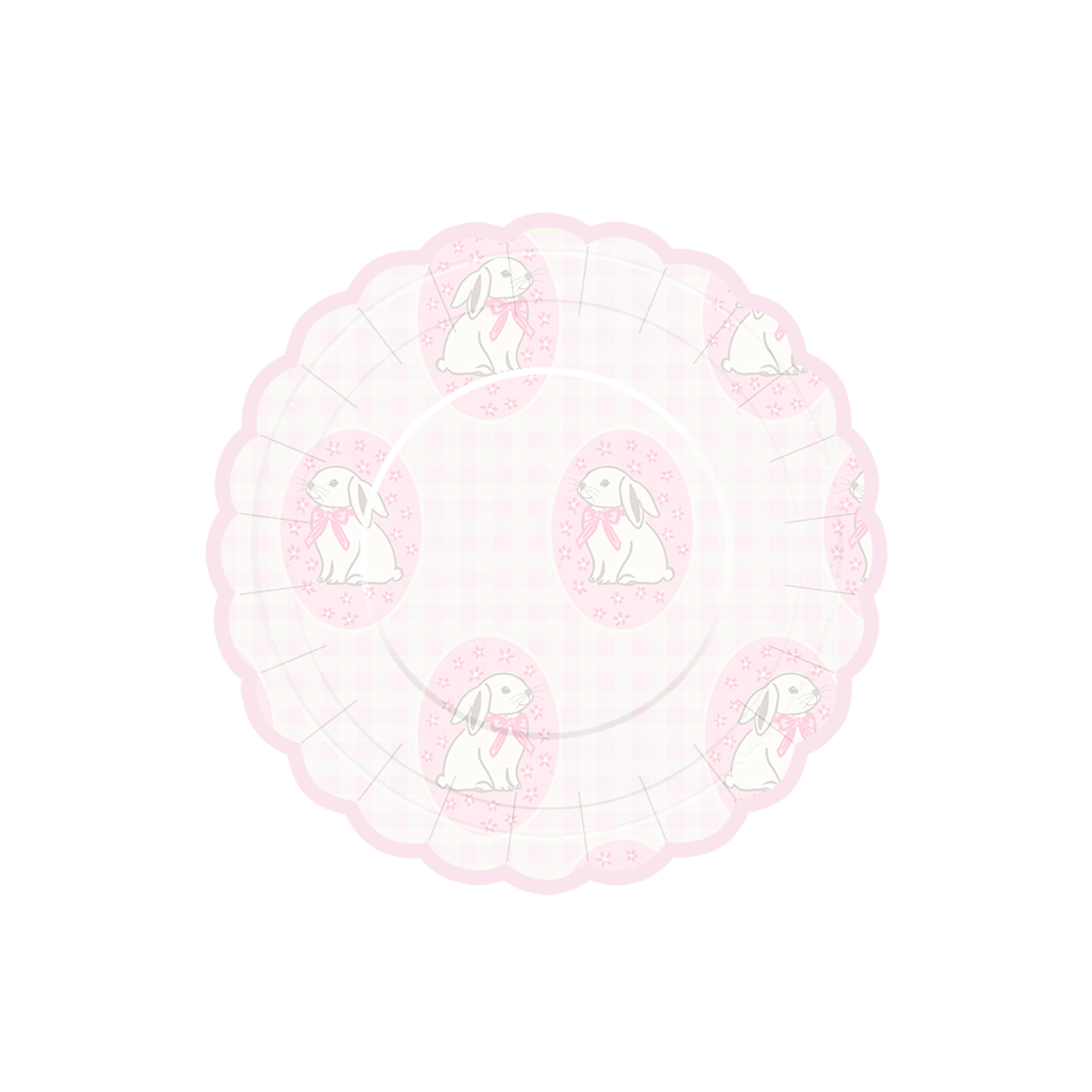 Plato de papel de 7 pulgadas * 8 unidades