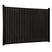 Paneles de Aluminio para Cercas de Piscina, Parte Superior Plana, Cercas Metálicas de Seguridad, Resistentes a la Oxidación, para Piscinas Costeras en Australia
