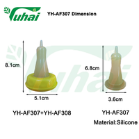 Tétines en silicone pour l'alimentation des animaux, biberons pour l'élevage du bétail, tétines souples pour boire du lait, tétines vétérinaires pour veaux, pour les exploitations agricoles