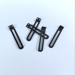 Зажимы для ручек из черной нержавеющей стали с тиснением, аксессуары для организации дома и использования в кармане - Product Image 4