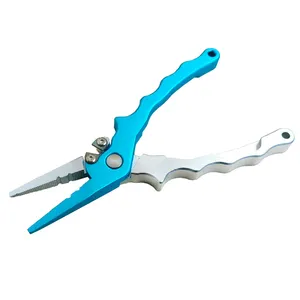 P5 6.7" Wholesale Price Best Value Hook Remover and Ring Opener Aluminum Fishing Pliers
