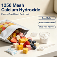 Hydroxyde de calcium de qualité alimentaire 95 % min, poudre de chaux hydratée ultra-fine 1250 mesh pour absorbant d'humidité déshydratant