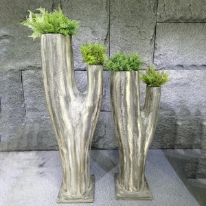 Pot <span class=keywords><strong>de</strong></span> fleurs d'extérieur Missed Tree, style nordique moderne, pots <span class=keywords><strong>de</strong></span> jardin décoratifs, pots <span class=keywords><strong>de</strong></span> fleurs en fibre <span class=keywords><strong>de</strong></span> verre pour l'intérieur, pots <span class=keywords><strong>de</strong></span> plantes sculptés à la main en Europe, style simple et moderne - Product Image 5