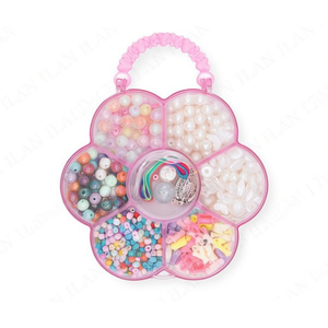 Set di Perline ILAN 30825, Scatola Portaoggetti a Forma di Fiore per Creazione di Gioielli e Artigianato - Product Image 2