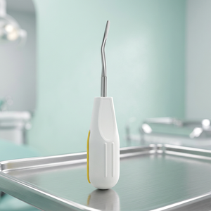 Elevador Dental BK Industries, Contraángulo de 3 mm, Mango Ergonómico Blanco, Instrumento Quirúrgico con Certificación CE Clase II, Posición de 3 Mandíbulas - Product Image 3