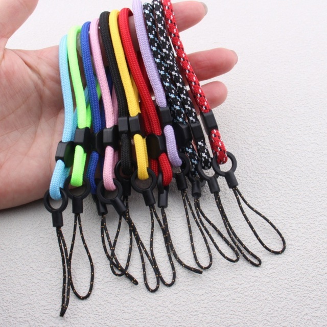 Paracord Lanyard Wrist Strap Lanyard, Adjustable Phone Lanyards for Cell Phone, Camera, Flashlight, Keychain, Id Name Tag Badge