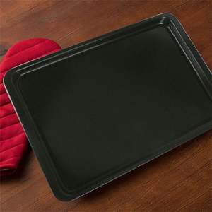 Moule à mousse avec trou, lot de 8 mini moules à tarte, moule à pain écologique, moule à pain en acier au carbone, <span class=keywords><strong>grand</strong></span> plateau de cuisson carré en fonte pour pizza - Product Image 5