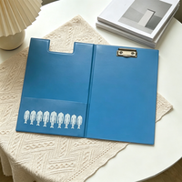 Carpeta de Archivos Digital Multifuncional Horizontal y Vertical para Estudiantes, Portapapeles para Presentaciones, Bloc de Escritura A4, PVC Opaco